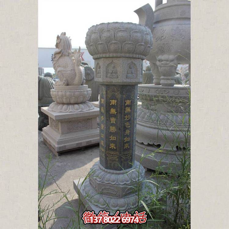 精美大理石浮雕石柱，點綴你的寺廟