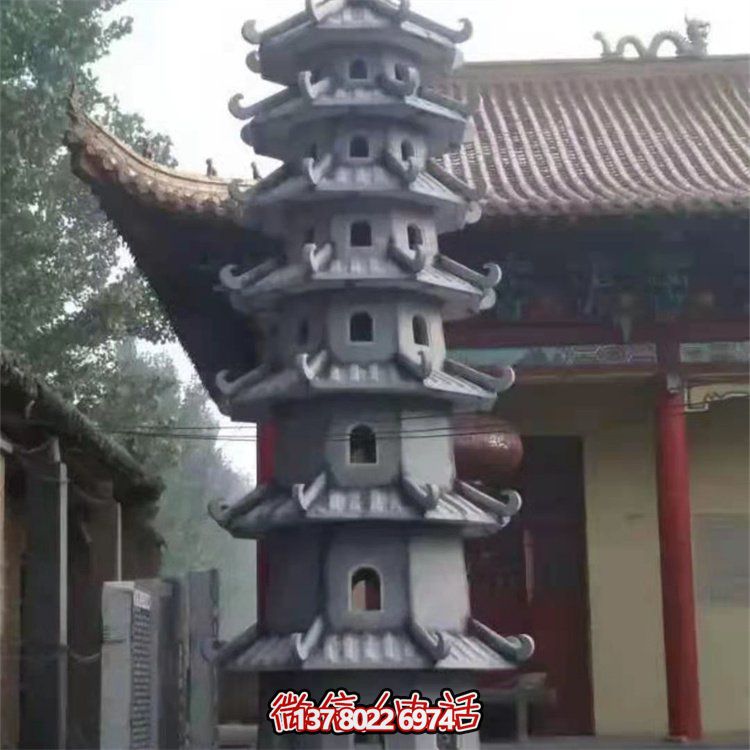 大理石石雕佛塔雕塑，傳承古老文明