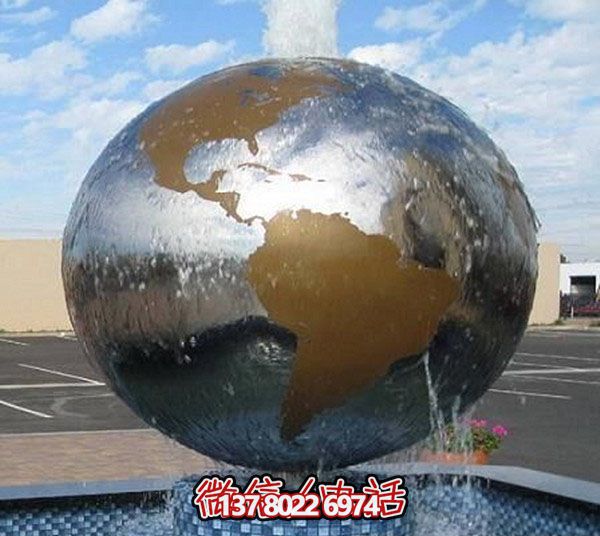 高品質(zhì)不銹鋼噴泉雕塑，裝點(diǎn)你的公園