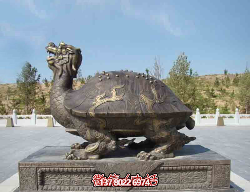 玻璃鋼龍龜?shù)袼埽c綴公園里的創(chuàng)意行走 玻璃鋼龍龜?shù)袼?,點綴公園里的創(chuàng)意行走