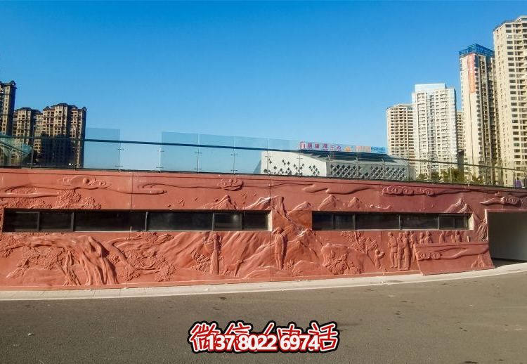 絢麗藝術(shù)空間，創(chuàng)意戶外浮雕銅雕影壁壁畫雕塑