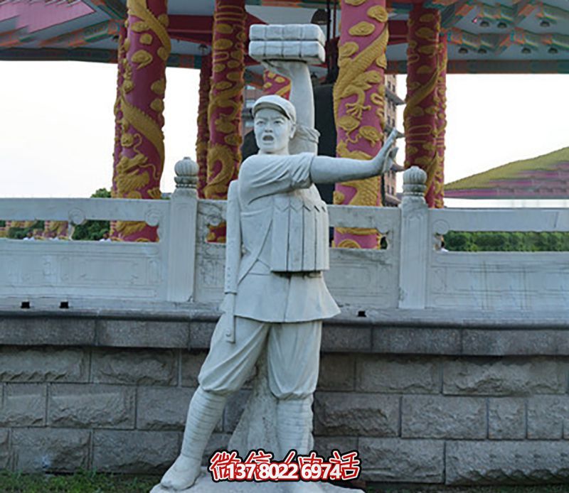 董存瑞景觀雕塑，點綴廣場景觀