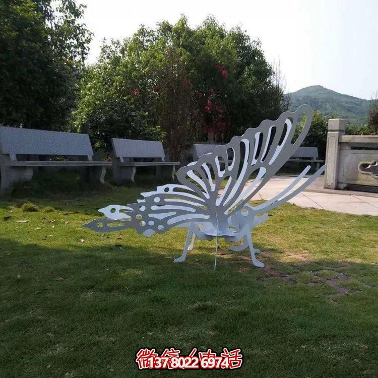 高級不銹鋼雕塑擺件，讓公園更加美麗