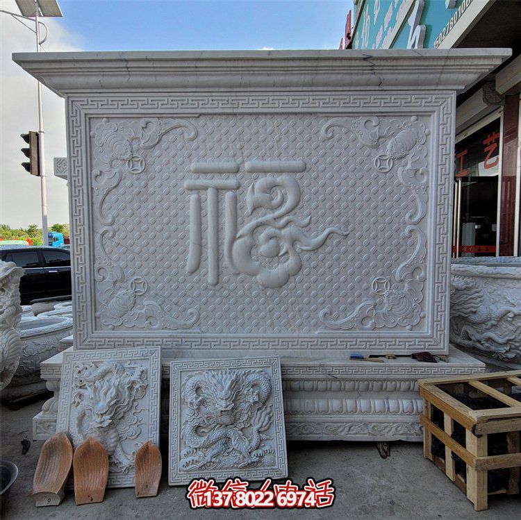 融合傳統(tǒng)文化，唯美經(jīng)典雕塑—中式影壁