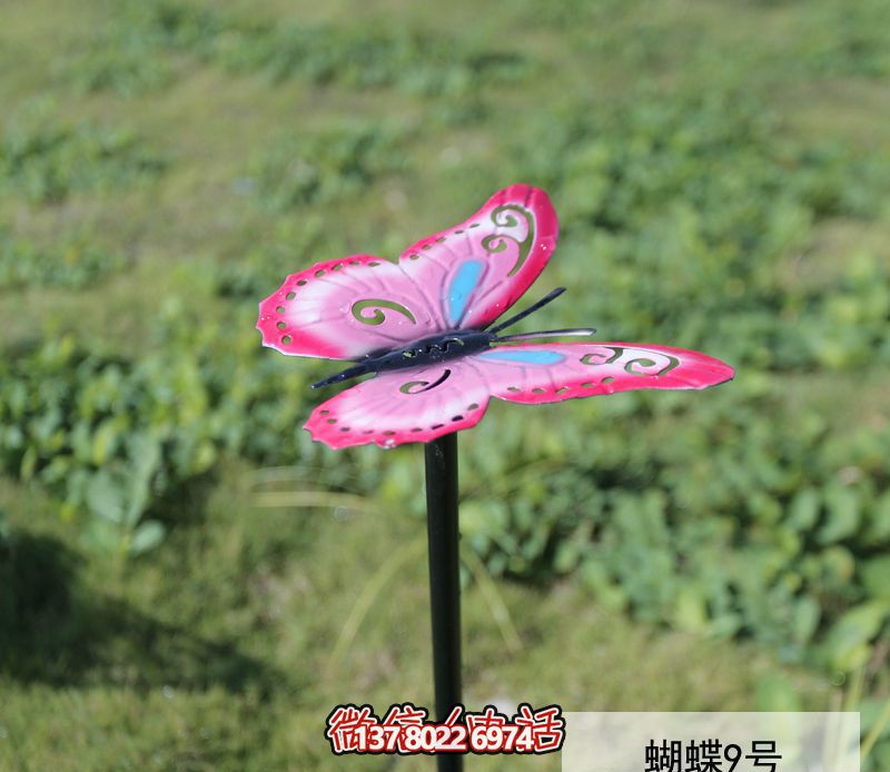 不銹鋼蝴蝶雕塑，創(chuàng)意裝點公園環(huán)境