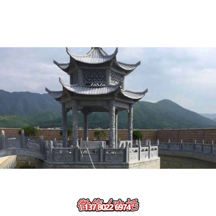 精美大理石雕塑涼亭，把藝術與實用完美結(jié)合